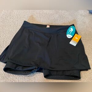 Lucy Black Spinning Skort Performance Athletic Wear